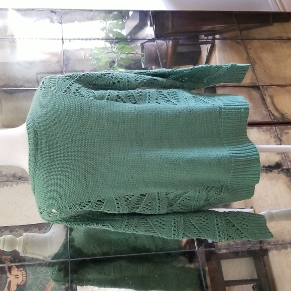 Hanger 221 Green Knited Oversized Sweater - Picture 4 of 9